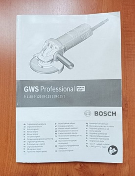 Instrukcja obsługi szlifierki Bosch GWS 9-115 -125