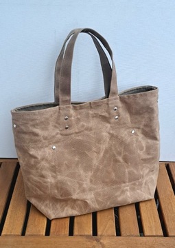 Eko torba na zakupy shopper waxed canvas męska