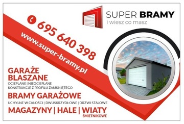 Garaż blaszany 3.5x6