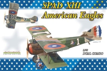 Eduard 1142 1/48  Spad XIII American Aces COMBO