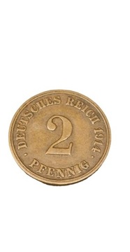 2 Reich Pfennig 1914 r. E