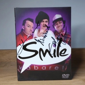 Płyta DVD kabaret Smile z autografami