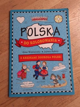  Polska do kolorowania Olesiejuk kolorowanka DUŻA