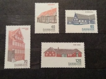 Znaczki Dania 1972 architektura
