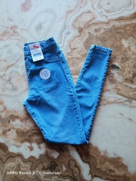 Legginsy, jegginsy, dziewczynka, r.164, jeans