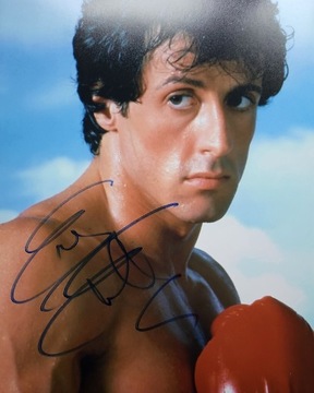 Rocky- Sylwester Stallone- Autograf-Certyfikat