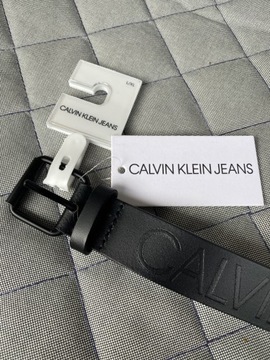 Pasek skórzany Calvin Klein Jeans