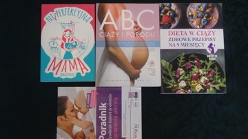 Zestaw książek o ciąży dla przyszłej mamy
