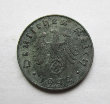 1 Pfennig 1942 r. B.