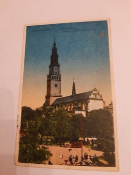 częstochowa - jasna góra ,kartka z 1928