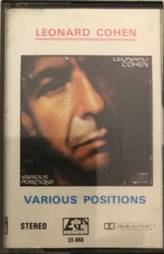 Leonard Cohen - Various positions Kaseta Audio