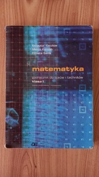 Matematyka. Klasa I. Podręcznik. Kłaczkow