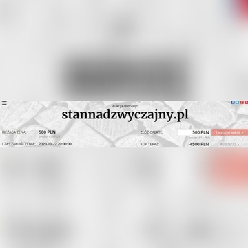 Domena stannadzwyczajny.pl   STAN NADZWYCZAJNY PL