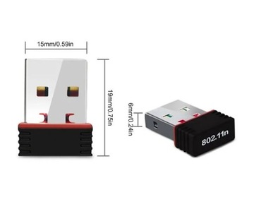 Adapter WIFI 150Mbps 2.4 GHz  bezprzewodowy, nowy