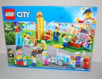 LEGO City 60234 Wesołe miasteczko minifigurki NOWY