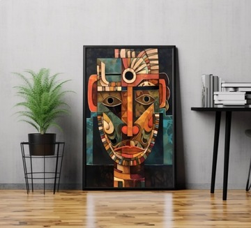 Plakat dekoracyjny 30x40cm -AZTEC