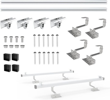 Zestaw do montażu na dachu dla 1 modułu solarnego