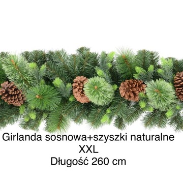 Girlanda sosnowa 260 cm 