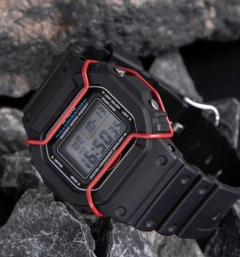 Czerwony Bullbar Casio G-shock 5610 DW5600 GW5600