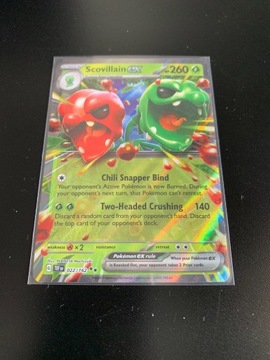 Karta Pokemon TCG Scovillain ex (TEF 022)