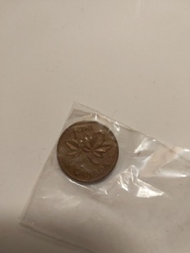 1 cent moneta Canada Kanada 1966 Elzbieta II