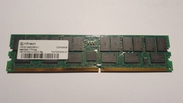 Pamięć DDR Infineon 1GB/333/PC2700R/CL2.5/ECC