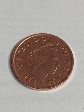 Wielka Brytania one  penny 2010