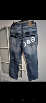 Spodnie jeansowe retro vintage Dolce & Gabbana 