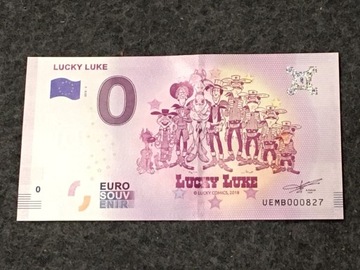 0 ZERO EURO LUCKY LUKE UNC