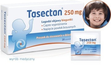 Biegunka u dzieci Tasectan 250 mg 20 saszetek