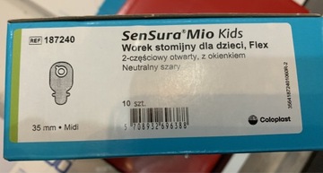 Worek sensura mio kids 2-częściowy neutralny 