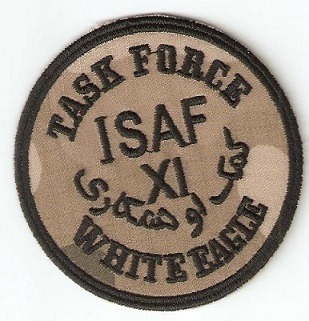 Naszywka z XI zmiany misji ISAF.