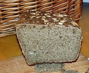 Chleb Żytni Razowy z Ostropestem na zakwasie 600 g
