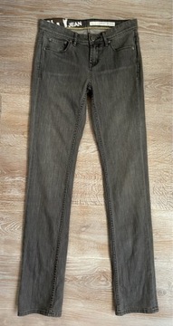 DKNY Jeans szare spodnie długie nogawki S