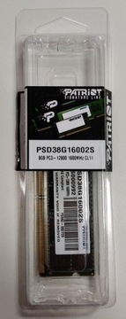 Patriot Signature 8GB 1600MHz DDR3 CL11 SO-DIMM