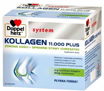 Doppelherz Kolagen 11.000 Plus Kości i Stawy 30 