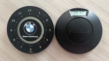 Parkometr elektryczny tarcza parkingowa BMW