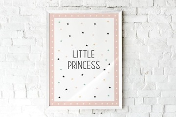 Plakat/Obraz dziecięcy A4 "little princess"