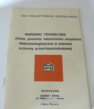 WARUNKI TECH URZĄDZEŃ ELEKTROENERGETYCZNYCH PPOŻ