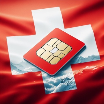 Internet w Szwajcarii. Karta SIM lub eSIM. 4GB.