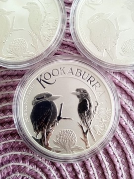 Kookaburra 2023 srebrna moneta 1 oz