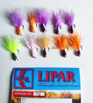 JIG PUSZAK Lipar - hand made  - zestaw 15