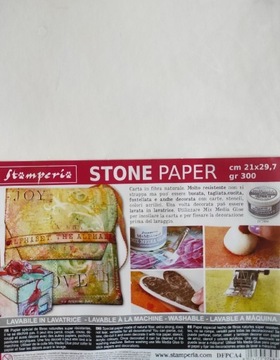Stamperia Papier Stone A4