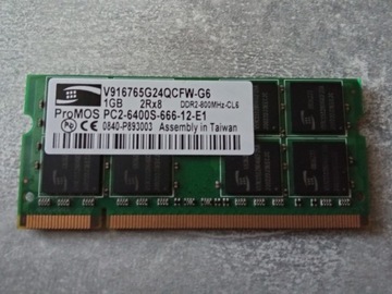 PAMIEĆ RAM DDR2 PROMOS 1GB PC2-6400S-666-12