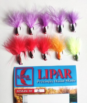 JIG PUSZAK Lipar - hand made  - zestaw 2