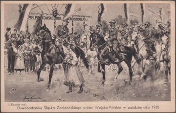 Oswobodzenie Śląska Zaolziańskiego 1938 Kossak 