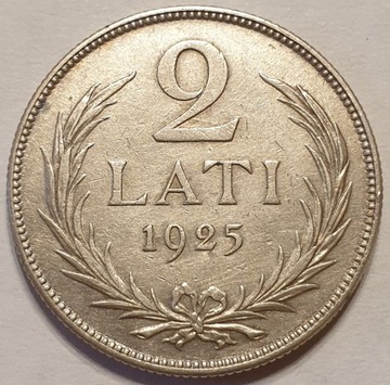 Łotwa 2 łaty lati 1925 #2