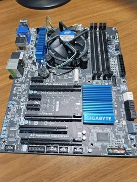 Płyta główna ATX Gigabyte GA-Z77X-D3H + i5 3570k+ chłodzenie