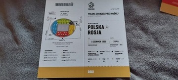 Zaproszenie Kolekcjonerskie Polska - Rosja