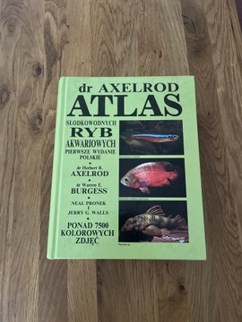 Dr Axelrod atlas ryb słodkowodnych stan bdb